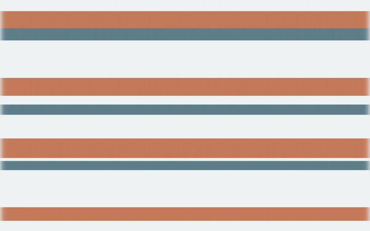 Fjord Mist Ikat Stripes — colourful blue, orange and white ikat background