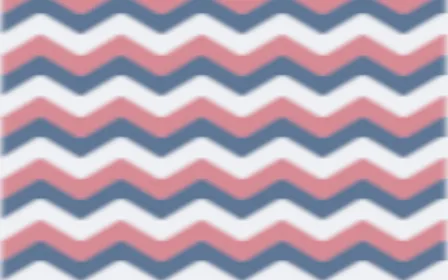Fuji Mist Ikat Chevron — colourful blue, red and white ikat background