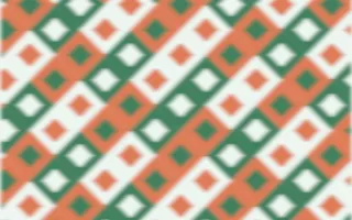 Havana Mint Ikat Diamonds — colourful green, orange and white ikat background