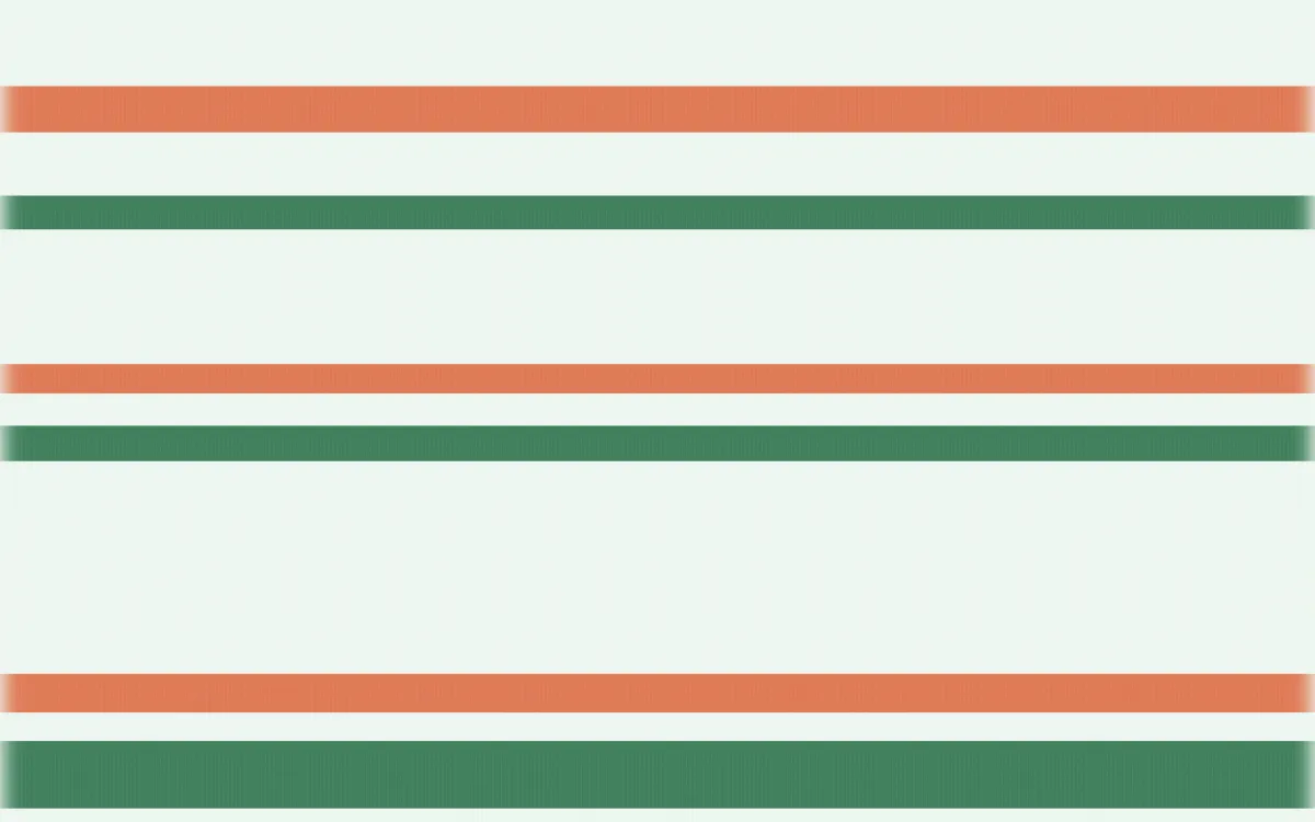 Havana Mint Ikat Stripes — colourful green, orange and white ikat background