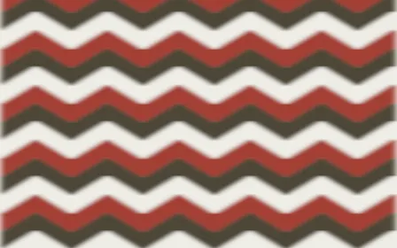 Highland Peat Ikat Chevron — colourful brown, red and white ikat background