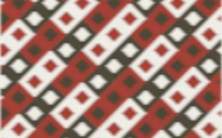 Highland Peat Ikat Diamonds — colourful brown, red and white ikat background