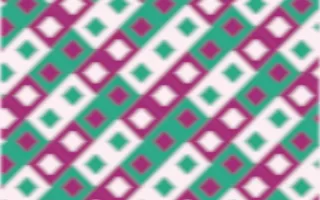 Holi Splash Ikat Diamonds — colourful pink, teal and white ikat background