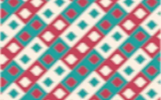 Island Punch Ikat Diamonds — colourful red, teal and beige ikat background