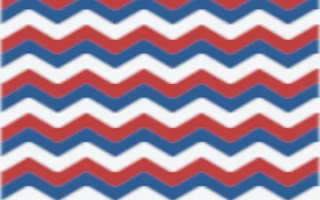 Iznik Blue Ikat Chevron — colourful blue, red and white ikat background