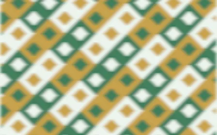 Jade Dynasty Ikat Diamonds — colourful green, gold and white ikat background