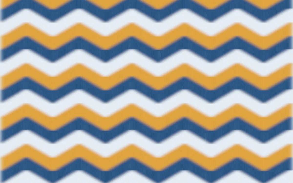 Jodhpur Indigo Ikat Chevron — colourful blue and gold ikat background
