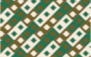 Kerala Spice Ikat Diamonds — colourful brown, green and beige ikat background