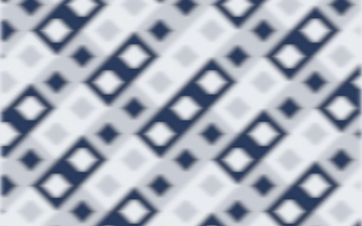 Kyoto Indigo Ikat Diamonds — colourful blue, grey and white ikat background