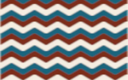 Lagos Wax Ikat Chevron — colourful brown, teal and beige ikat background
