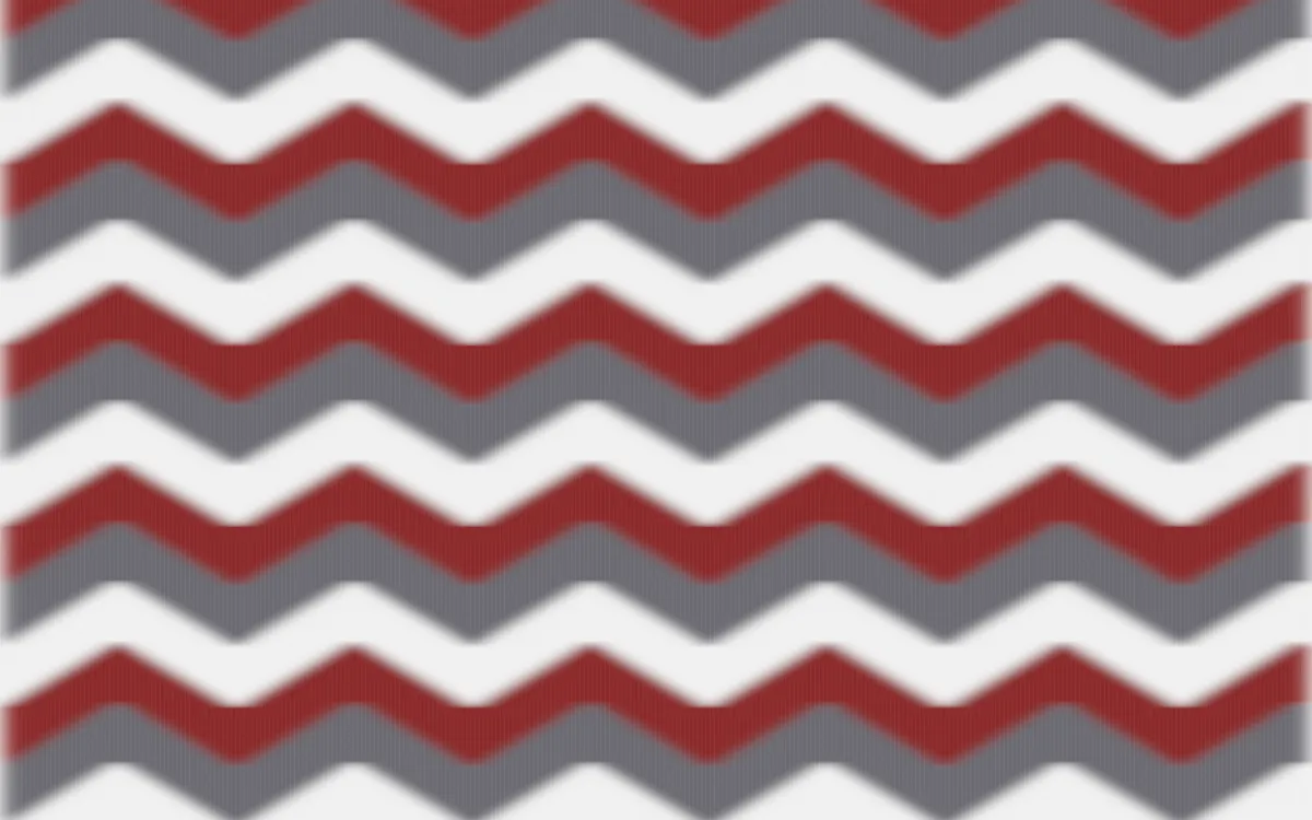 London Fog Ikat Chevron — colourful grey, red and white ikat background