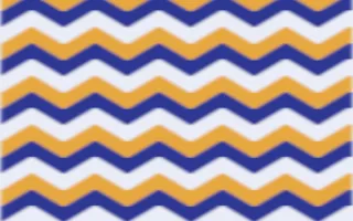 Majorelle Ikat Chevron — colourful blue, gold and white ikat background