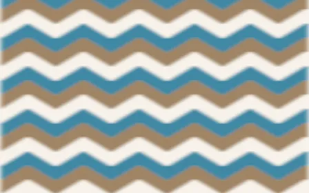Manila Shell Ikat Chevron — colourful orange, blue and white ikat background
