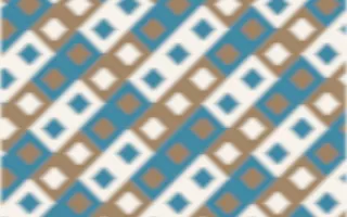 Manila Shell Ikat Diamonds — colourful orange, blue and white ikat background