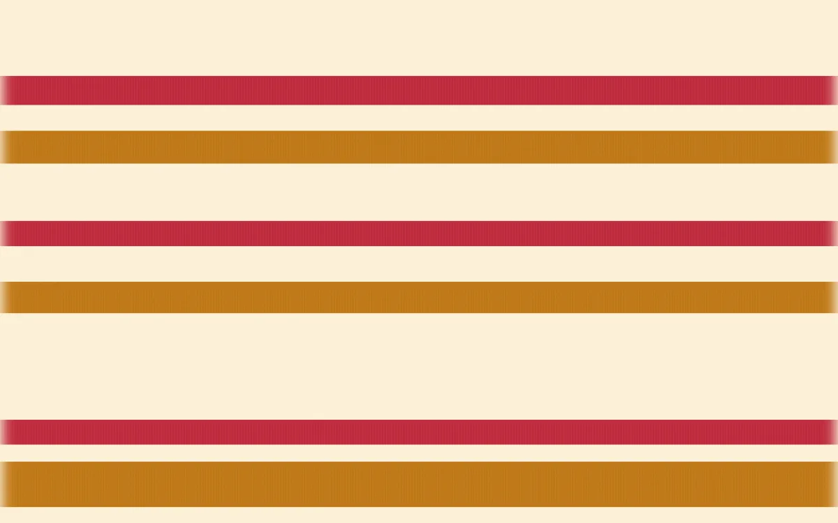 Marigold Temple Ikat Stripes — colourful orange, red and beige ikat background