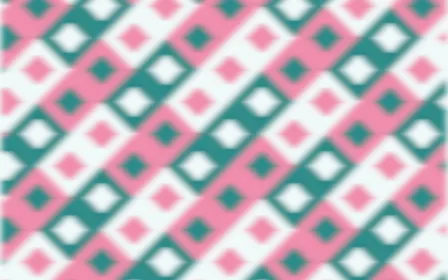 Miami Deco Ikat Diamonds — colourful teal, pink and white ikat background