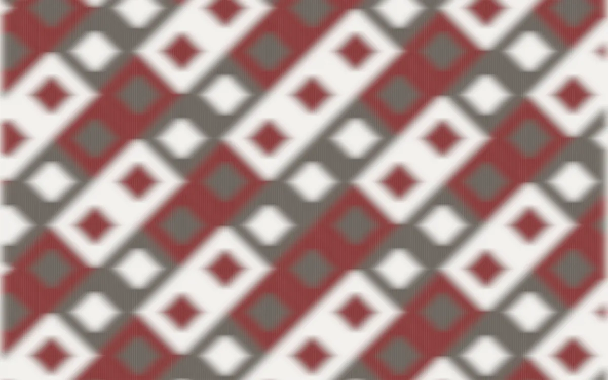 Milano Stone Ikat Diamonds — colourful grey, red and white ikat background