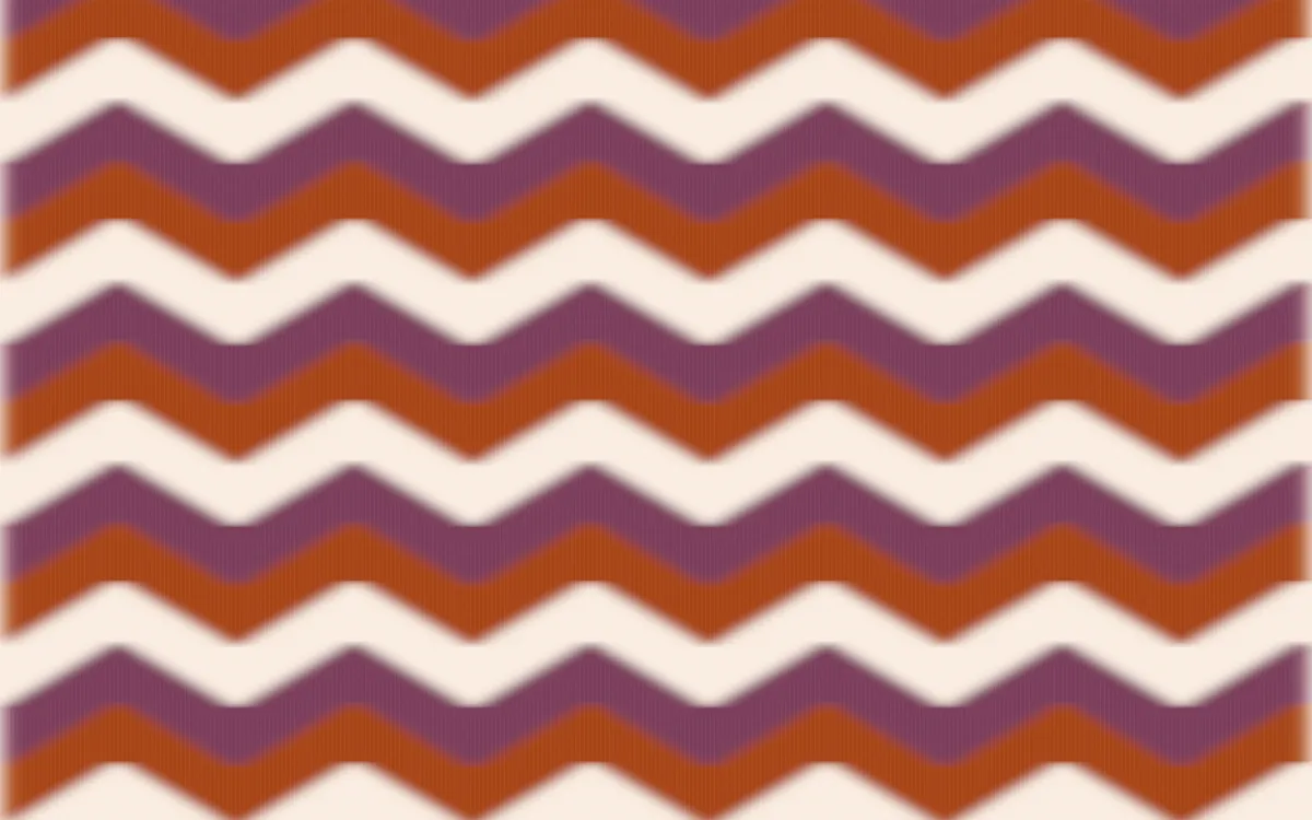 Momiji Maple Ikat Chevron — colourful brown, pink and beige ikat background
