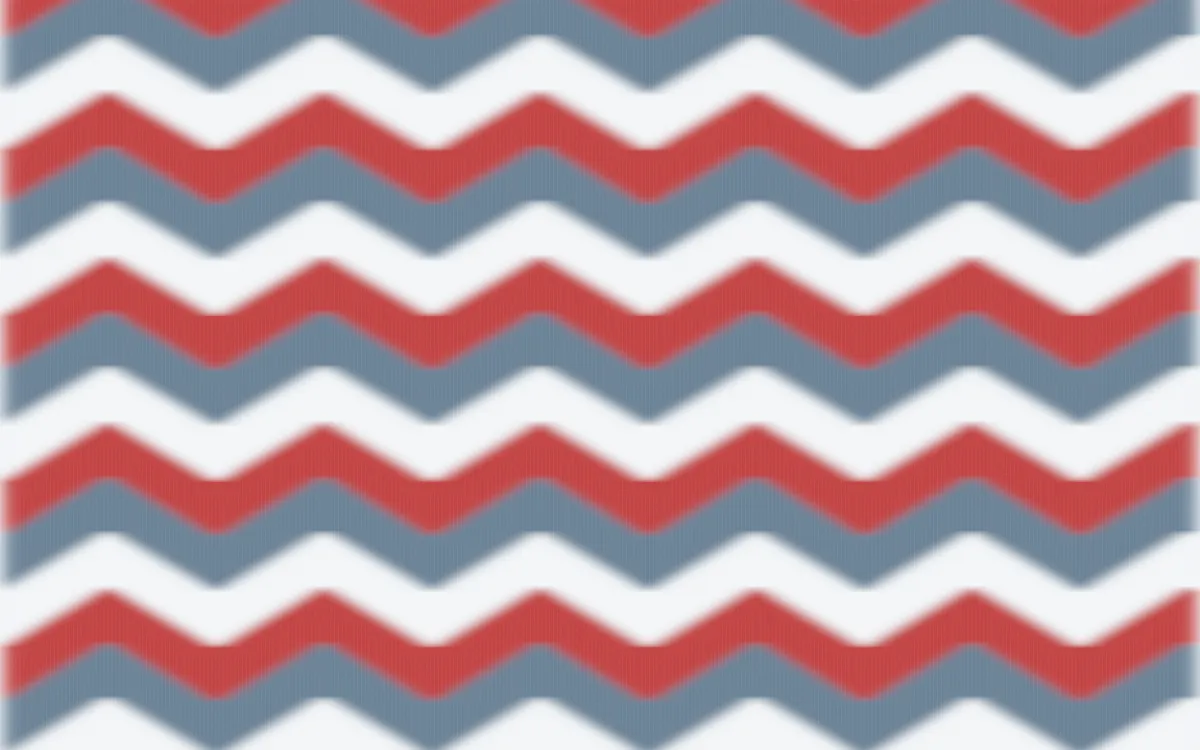 Montréal Hiver Ikat Chevron — colourful blue, red and white ikat background