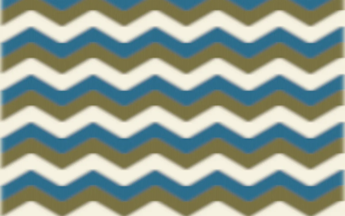 Nile Papyrus Ikat Chevron — colourful yellow, blue and beige ikat background