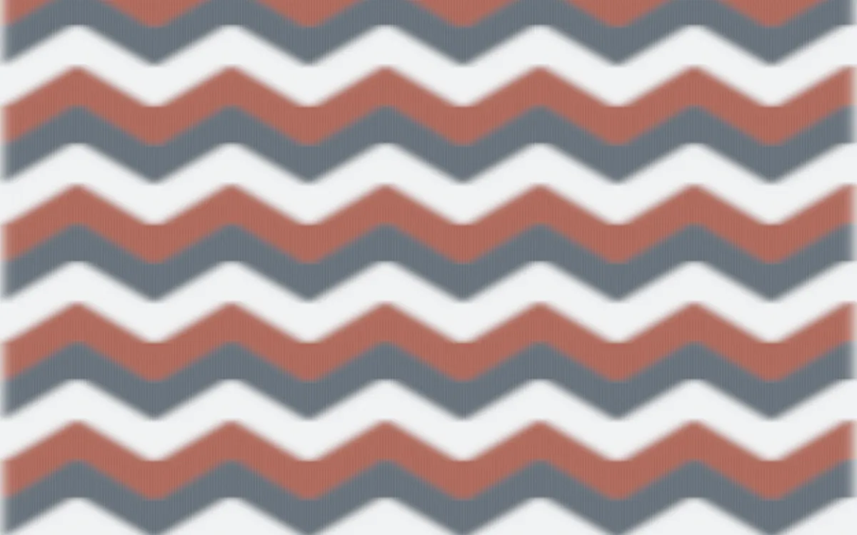 Paris Zinc Ikat Chevron — colourful blue, red and white ikat background