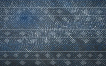 Ikat Dawn Mist — colourful blue and white ikat background