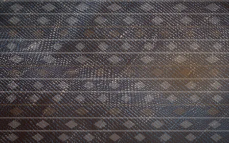 Ikat Editorial — colourful orange and beige ikat background