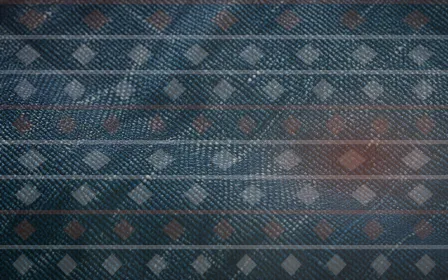 Ikat Window Light — colourful red, teal and orange ikat background