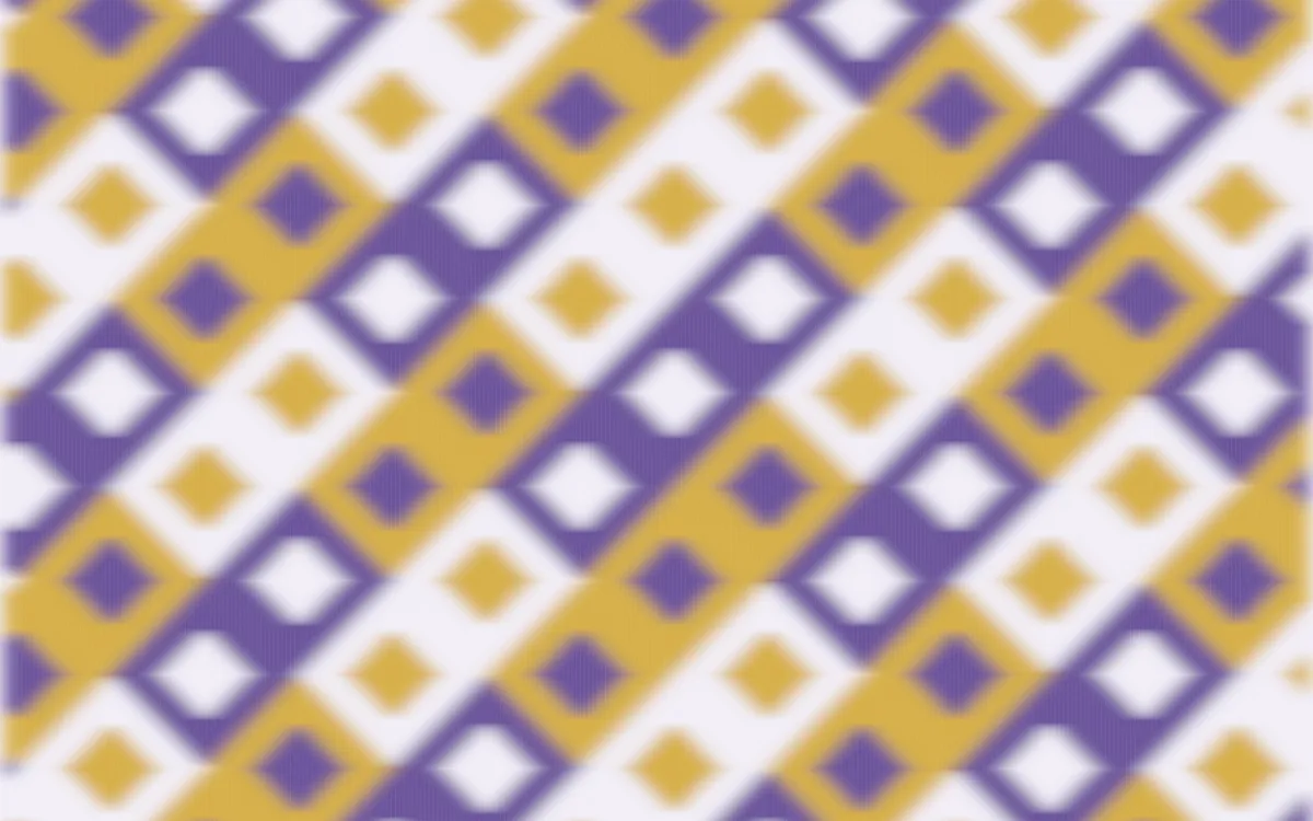Provence Ikat Diamonds — colourful purple, gold and white ikat background