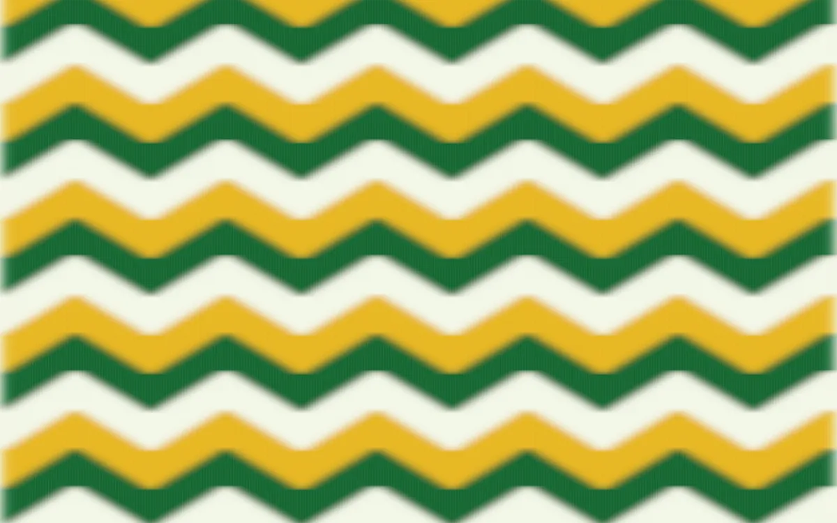 Rio Carnival Ikat Chevron — colourful green and gold ikat background
