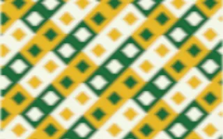 Rio Carnival Ikat Diamonds — colourful green and gold ikat background