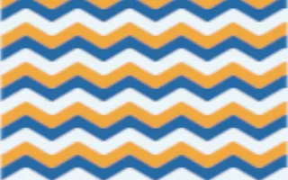 Côte d'Azur Ikat Chevron — colourful blue, orange and white ikat background