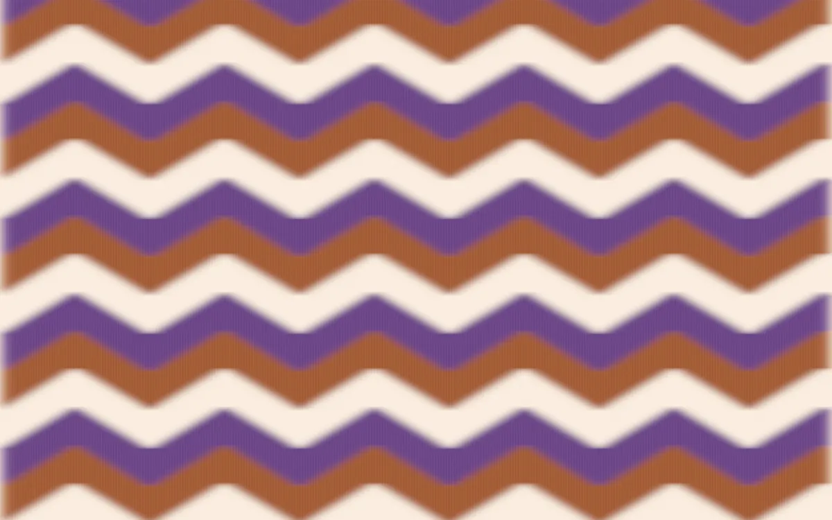 Sahara Dusk Ikat Chevron — colourful orange, purple and beige ikat background