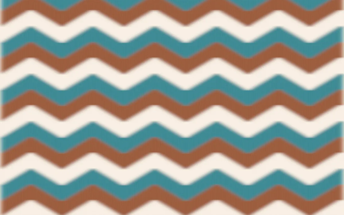 Santa Fe Adobe Ikat Chevron — colourful orange, teal and beige ikat background