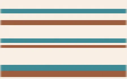 Santa Fe Adobe Ikat Stripes — colourful orange, teal and beige ikat background