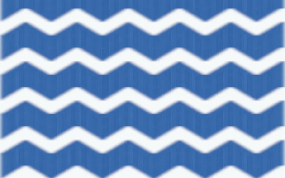 Santorini Ikat Chevron — colourful blue and white ikat background