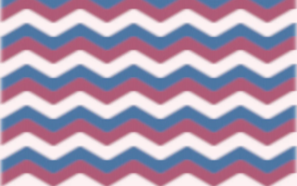 Seoul Blossom Ikat Chevron — colourful pink, blue and white ikat background