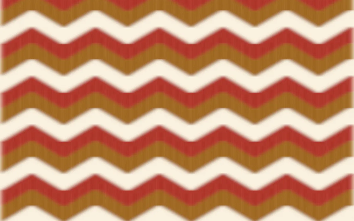 Sevilla Ochre Ikat Chevron — colourful brown, red and beige ikat background