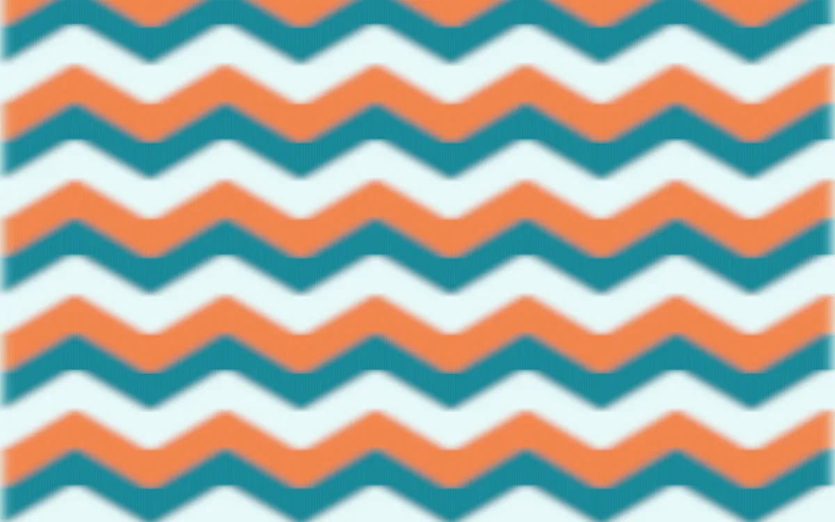 Tahiti Lagoon Ikat Chevron — colourful teal, orange and white ikat background