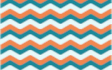 Tahiti Lagoon Ikat Chevron — colourful teal, orange and white ikat background