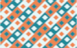 Tahiti Lagoon Ikat Diamonds — colourful teal, orange and white ikat background