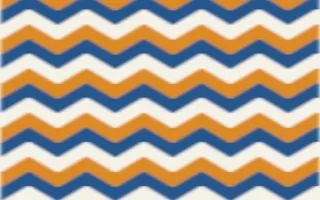 Talavera Puebla Ikat Chevron — colourful blue, orange and white ikat background