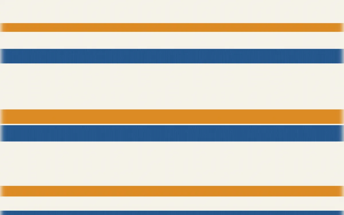 Talavera Puebla Ikat Stripes — colourful blue, orange and white ikat background