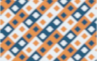 Titicaca Ikat Diamonds — colourful blue, orange and white ikat background