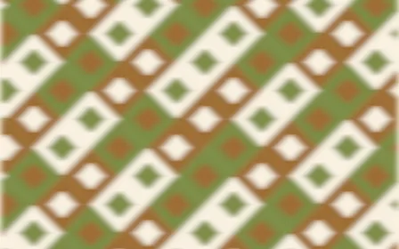 Tuscany Sun Ikat Diamonds — colourful brown, green and beige ikat background