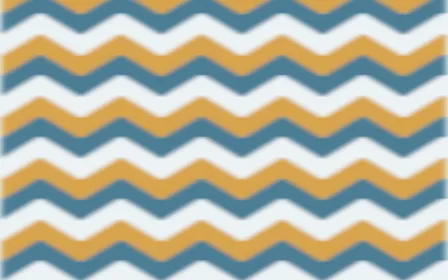 Udaipur Lake Ikat Chevron — colourful blue, gold and white ikat background