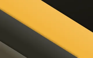 Hazard Amber II — dark gold, grey and black industrial background, variation II
