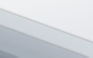 Works Grey Panels III — light grey, blue and white industrial background, variation III