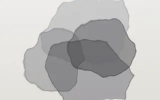 Charcoal Storm III — light grey and white ink wash background, variation III