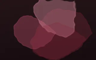 Crimson Night Wash II — dark red ink wash background, variation II